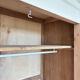 Large Parisian wardrobe in renovated oak wood.