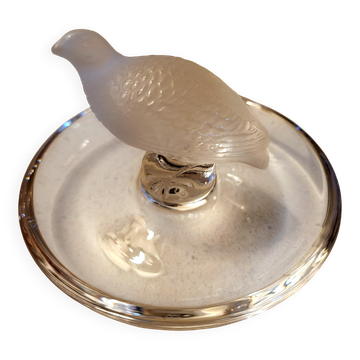 Lalique crystal ring dish