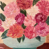 Oil on canvas Bouquet of flowers