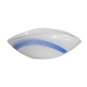 Coupelle Murano en verre bleu et blanc style milieu du 20ème siècle, Italie, années 2000