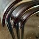 Set of 4 plexiglass chairs