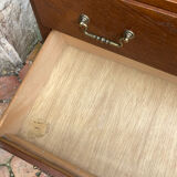 Vintage chest of drawers with tapered legs