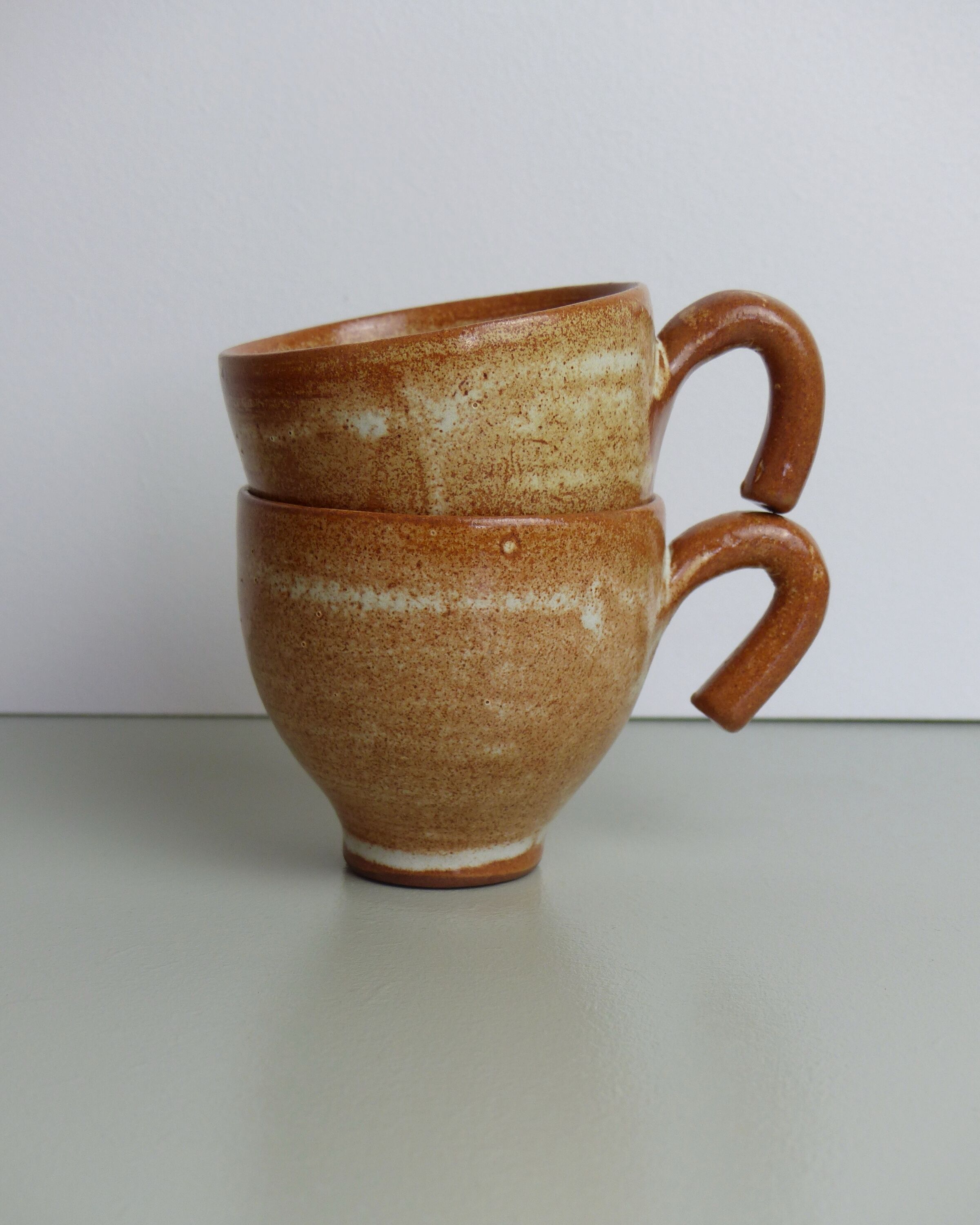 Set of 6 cups in Vallauris sandstone