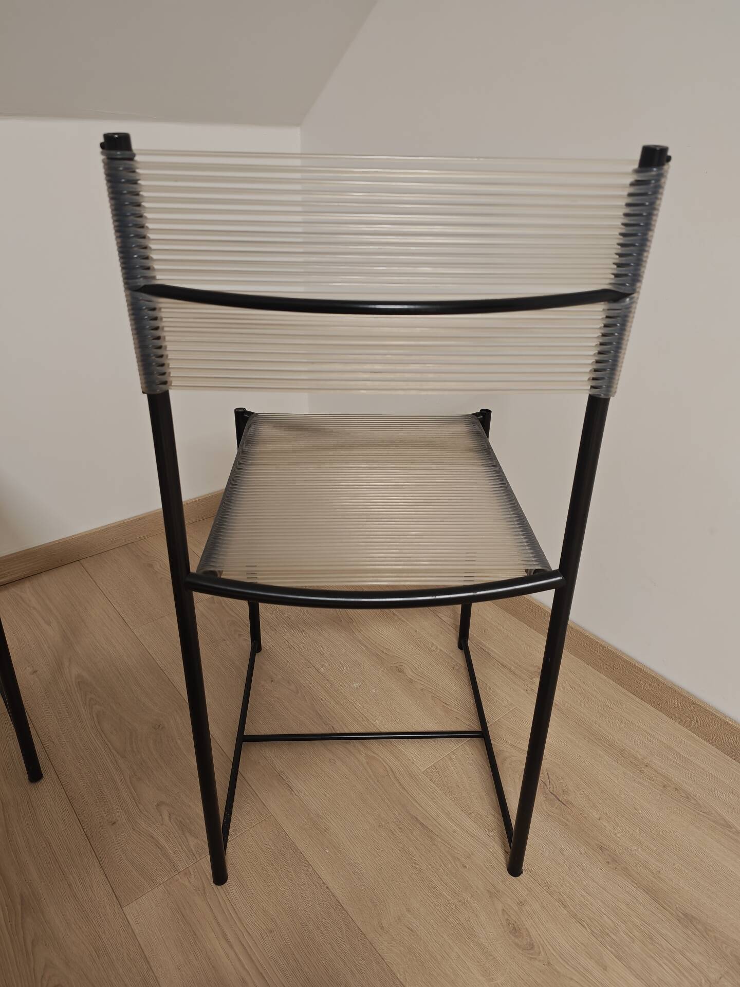 8 vintage Spaghetti chairs - By Belotti for Alias