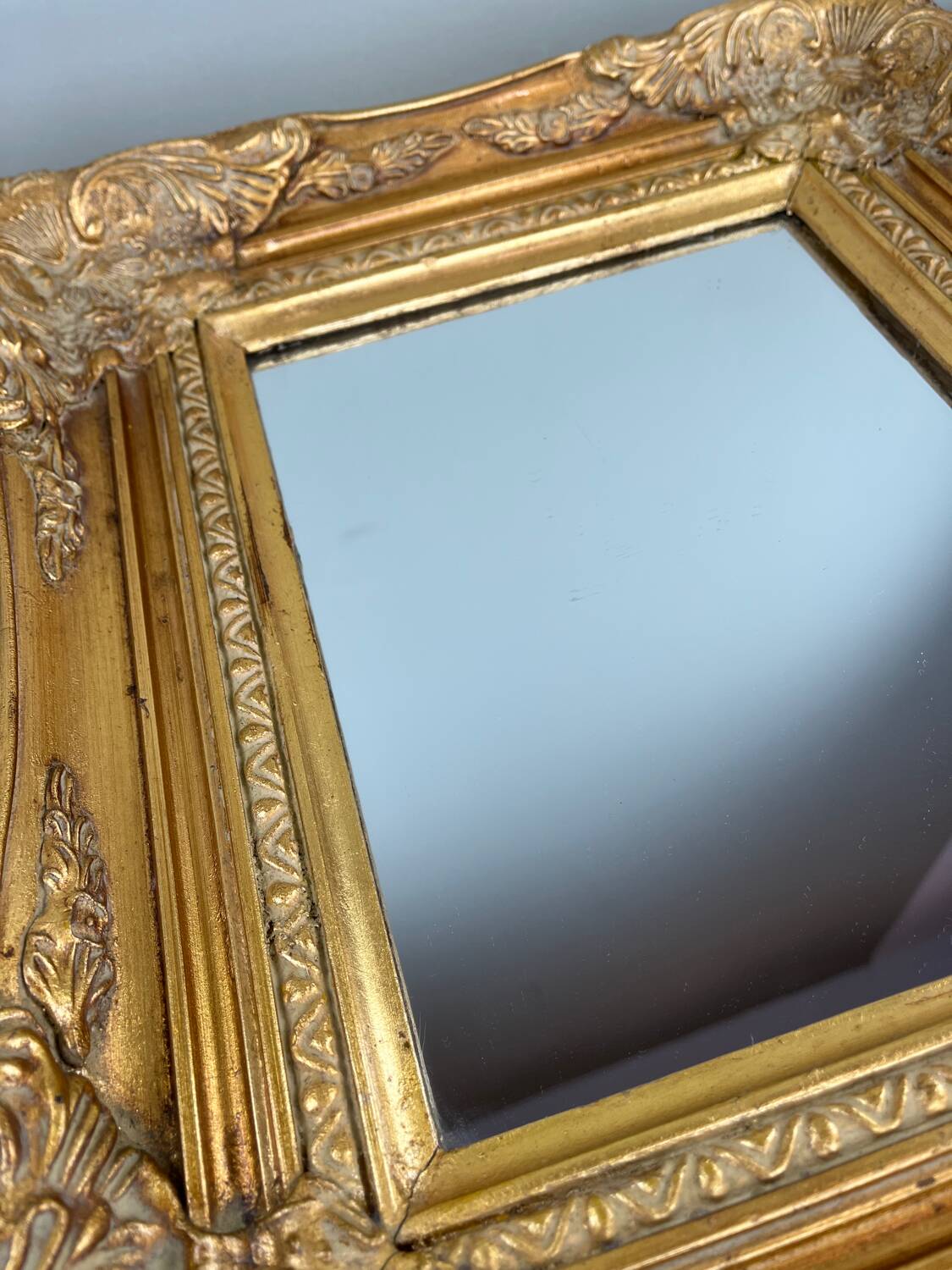 Miroir doré Napoléon III – fin XIXe siècle