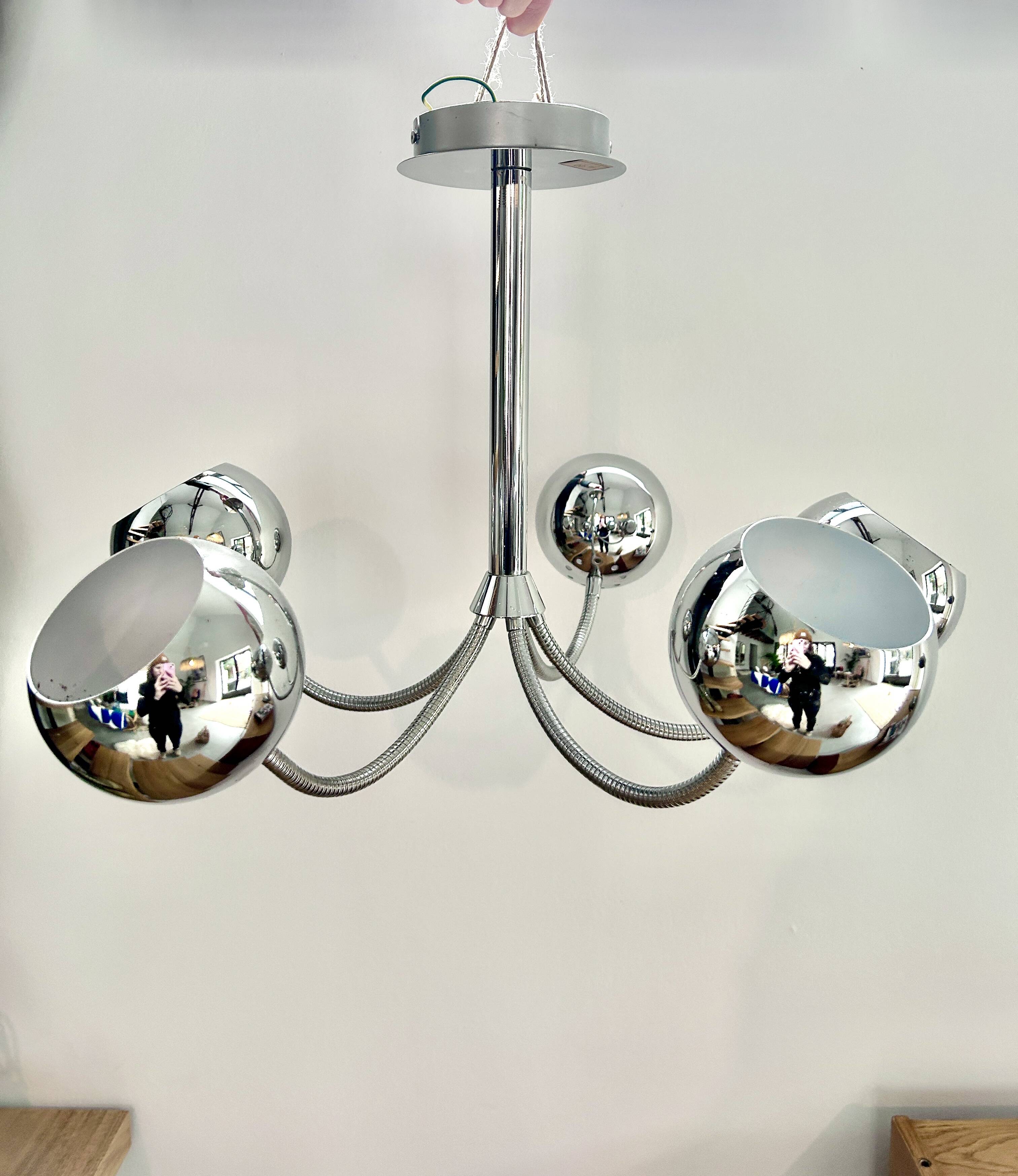 Sputnik eyeball chandelier