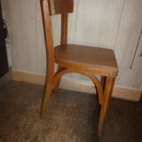 Baumann wooden school children's chair 1940/1950