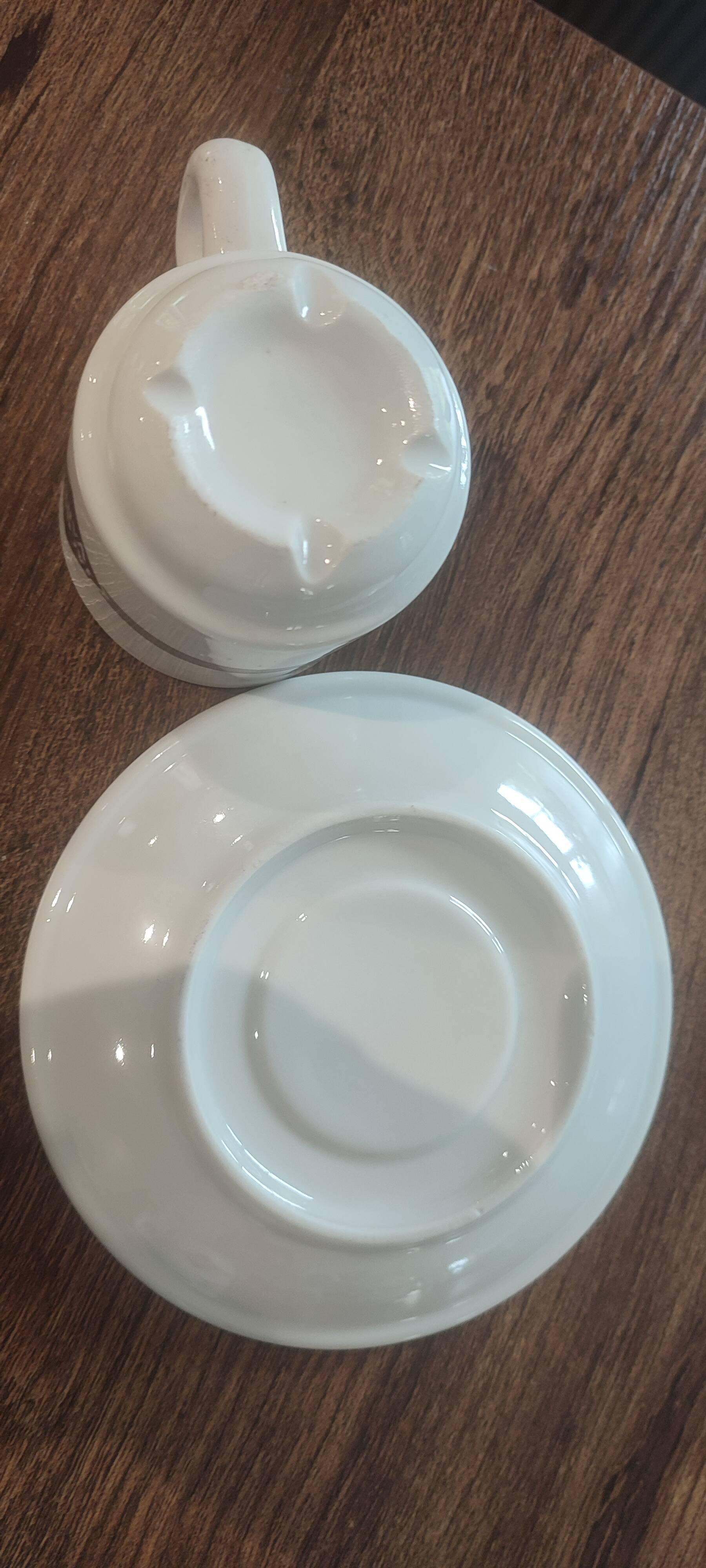 Lot of 6 vintage Jacques Vabre cups and 7 saucers from the 70s/80s.