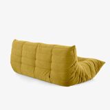 Togo Alcantara Curry Sofa Michel Ducaroy for Ligne Roset
