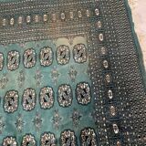 Vintage carpet uzbek bukhara handmade 186cm x 280cm 1970s