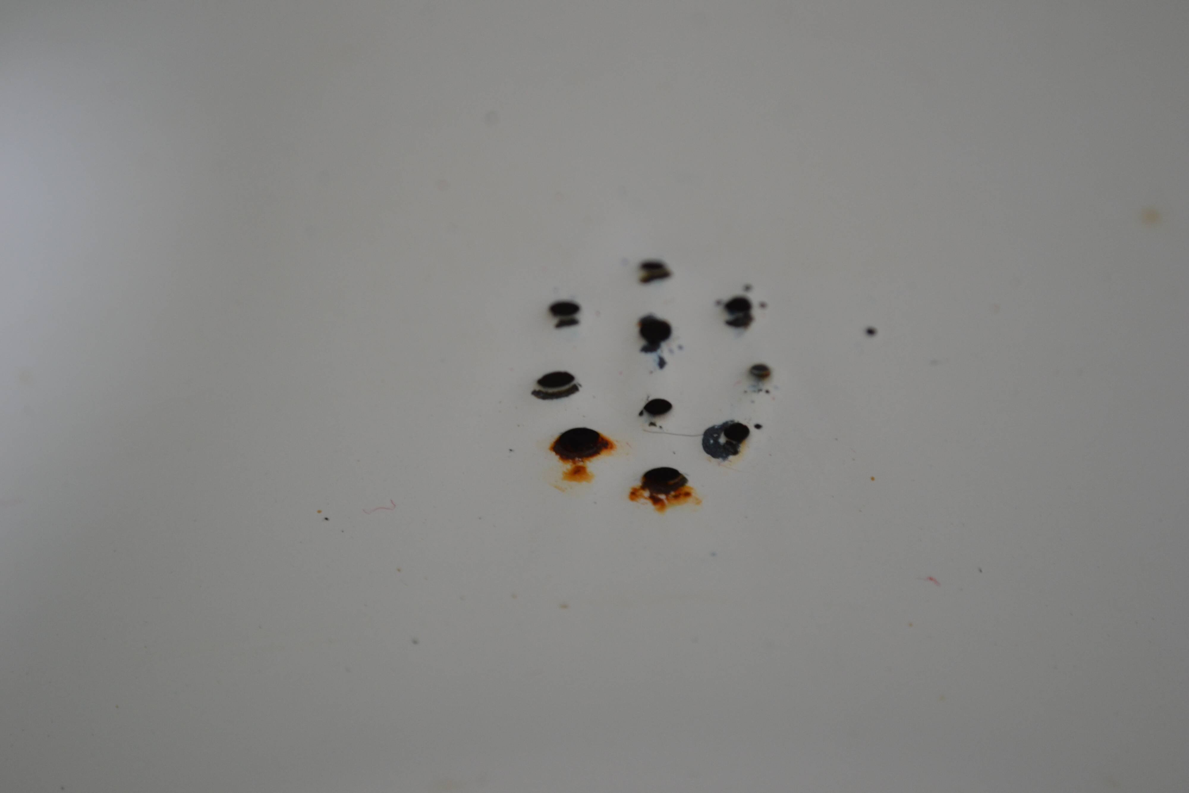 Vintage kettle orange enameled steel 1.5 liter