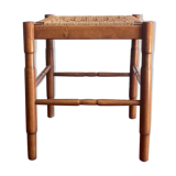 Wooden stool and rope