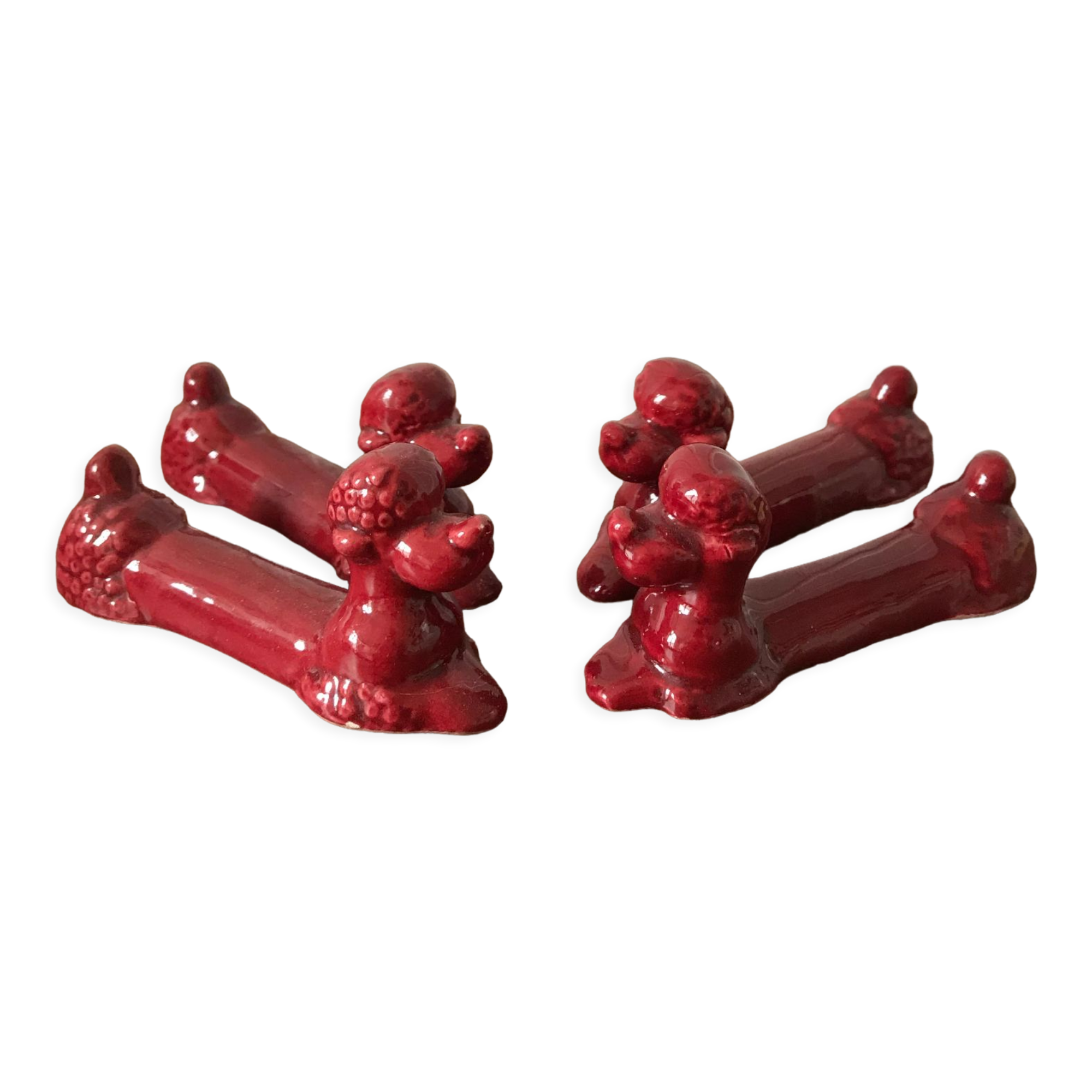 Knife holder dog poodle