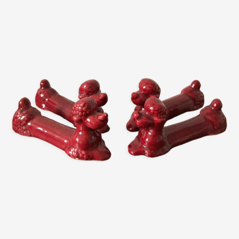 Knife holder dog poodle