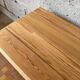 TV cabinet in solid pitch pine - 1960s