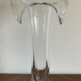 Glass tulip vase