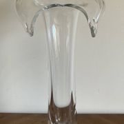 Vase tulipe en verre