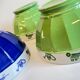 Set of 6 vintage Saturnia Italian porcelain bowls