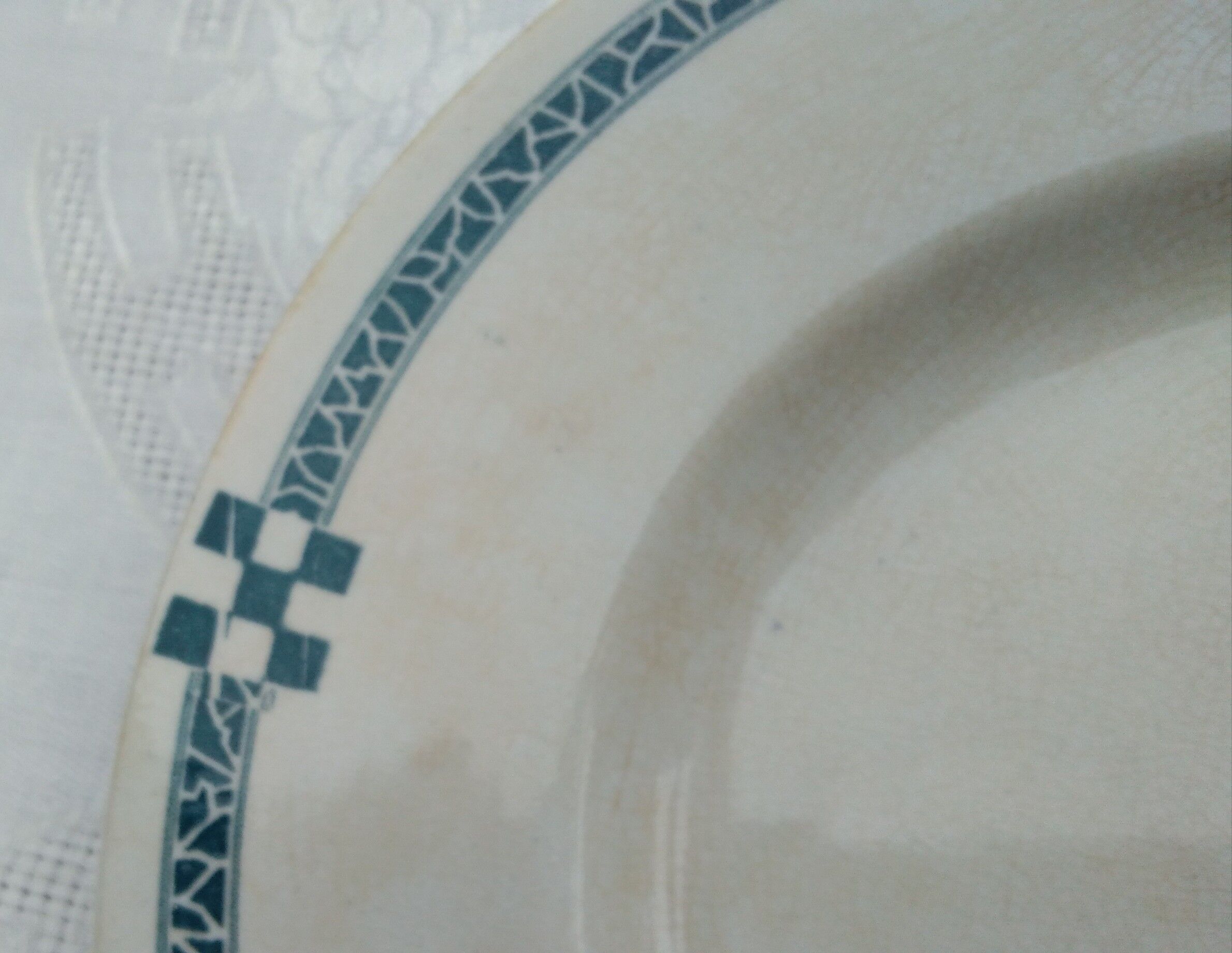 Creil and Monterau Oval Plate - Nancy Service