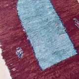 Red Boujad Moroccan rug - 110 x 323 cm