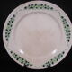 5 plates and a dish faïence de longchamp terre of fer series cannes art deco