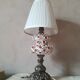 Lampe à fleurs de cerisiers en relief