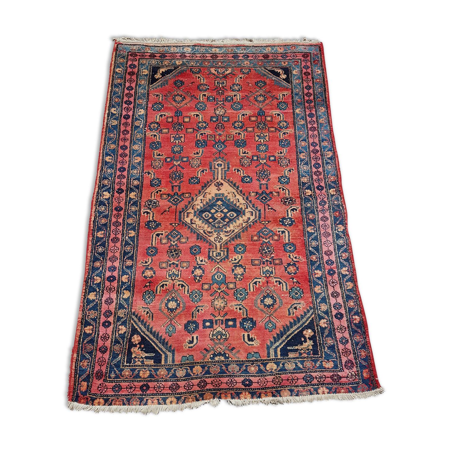 Handmade Persian carpet 138x211cm