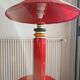 Guéridon et lampe laqués d'Olivier Vilatte