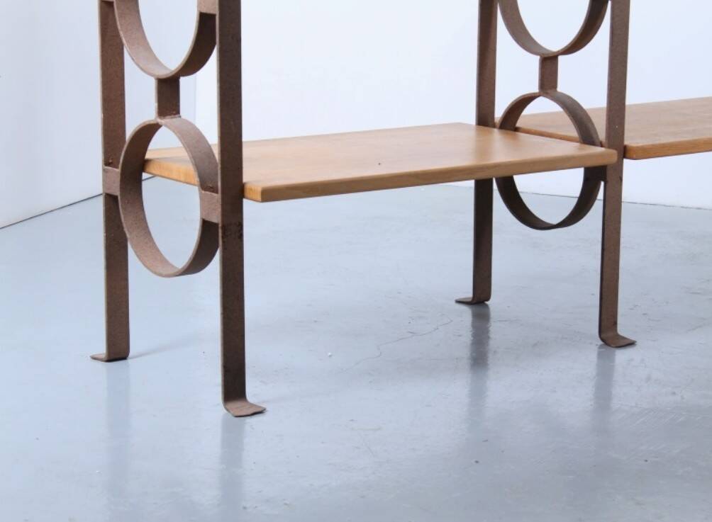 Brutalist vintage bookcase