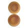 Vintage ceramic plate pair honey - Kera Vitral, Czechoslovakia