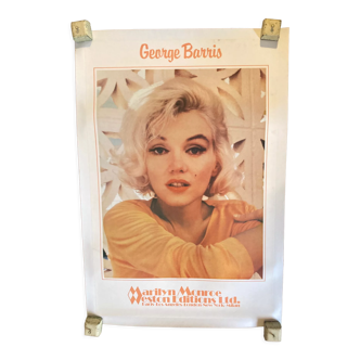 Affiche entoillée vintage poster Marilyn Monroe georges barris eston edition ltd  58 x 88 cm