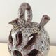 Vallauris lamp from the 60s in openwork ceramic
