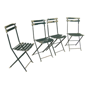 chaises pliantes vintage,
