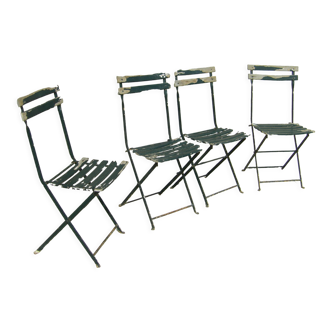 Vintage folding chairs, 1900