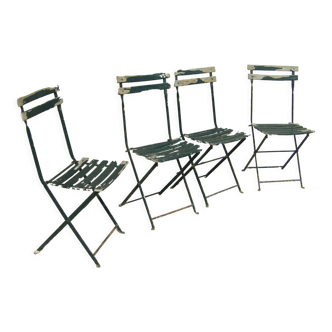 Chaises pliantes vintage, 1900