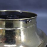 1920s Secession Brass and Glass Table lamp, Czechoslovakia