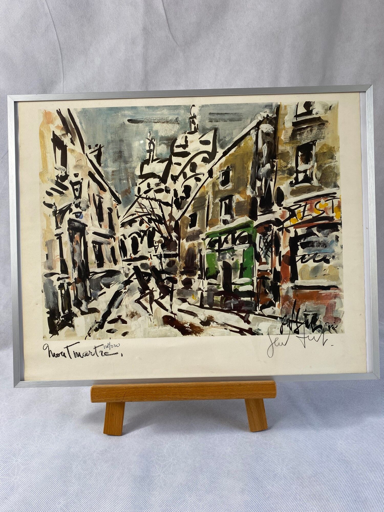 Lithographie de Gen Paul, Montmartre