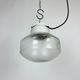 Vintage white porcelain pendant light, 1970s