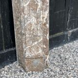 Fireplace Regency In Grey Marble Of The Ardennes, XVIIIth Century