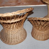 Vintage childrens Wicker lounge