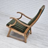 Chaise à bascule danoise à dossier haut, très bon état d'origine.
