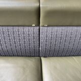 Pfister sofa for Knoll khaki leather