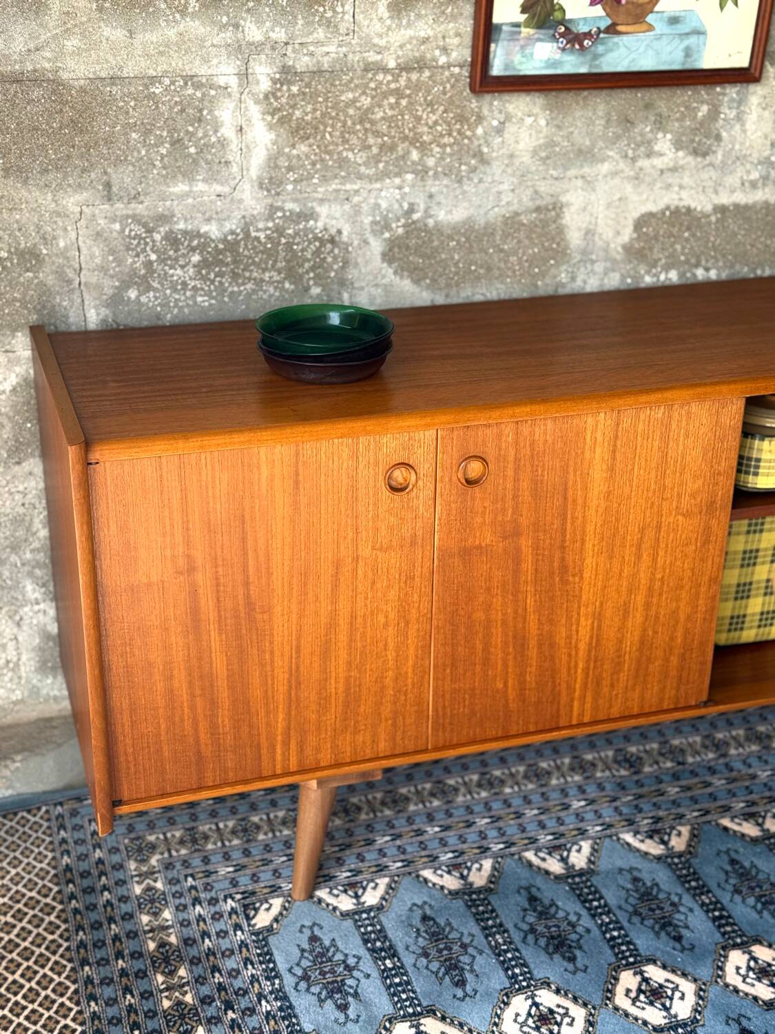 Vintage Scandinavian teak sideboard, 1970s