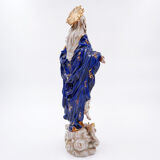 Polychrome faience "Assumption of Mary" by Eugenio Pattarino