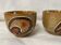 Set of 3 sandstone tea cups