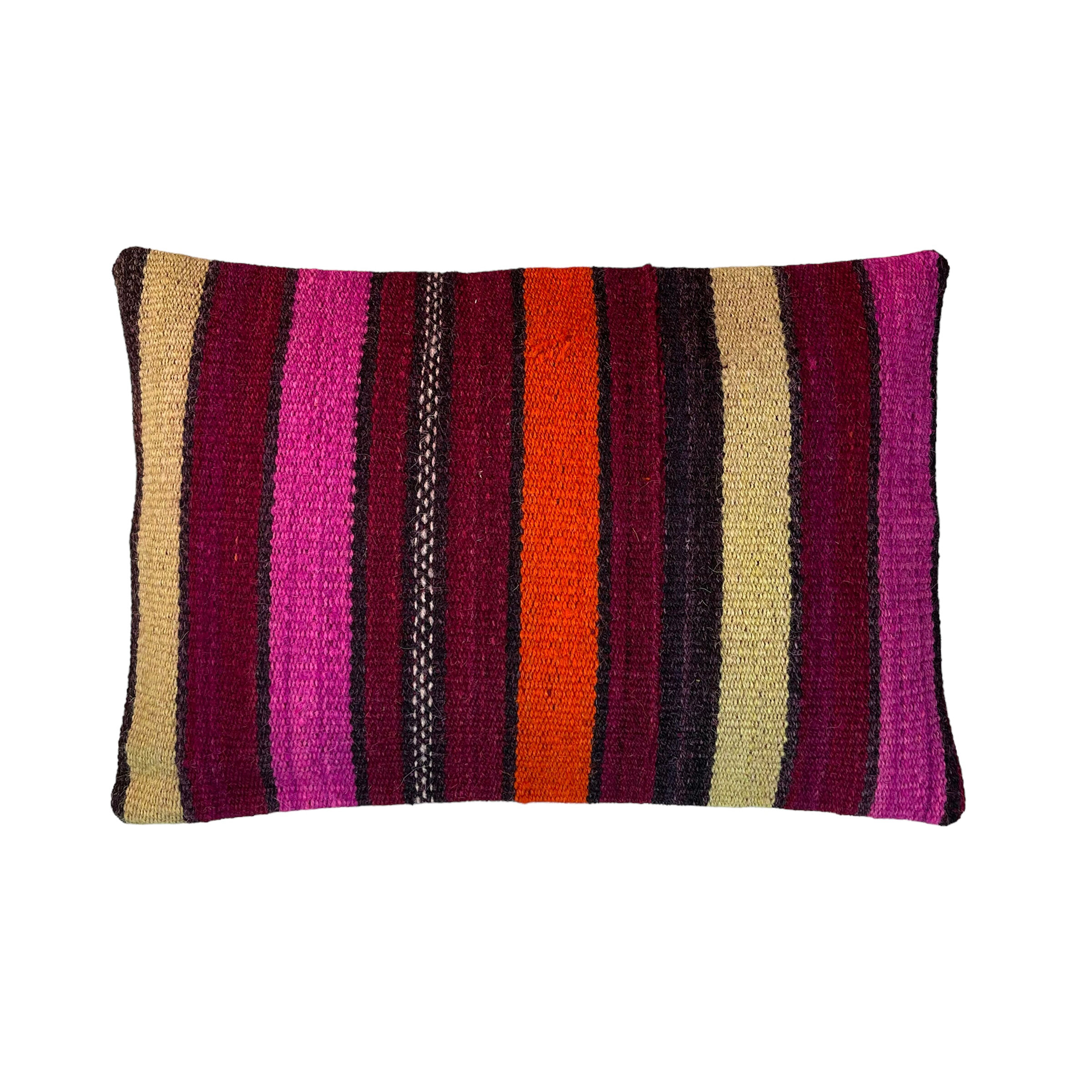 Vintage turkish kilim cushion cover, 30 x 50 cm