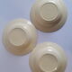Set of 3 vintage old soup plates
