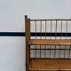 Italian foldable shelf for kitchen utensils in bamboo