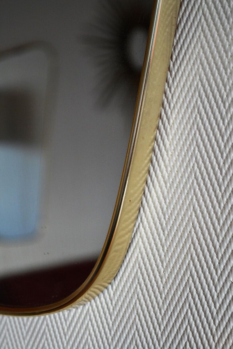 Mirror of 50-60 years 32x66cm