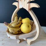 Wooden fruit cutting